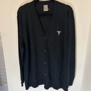 Tesla Black Cardigan size XL man xxl women
